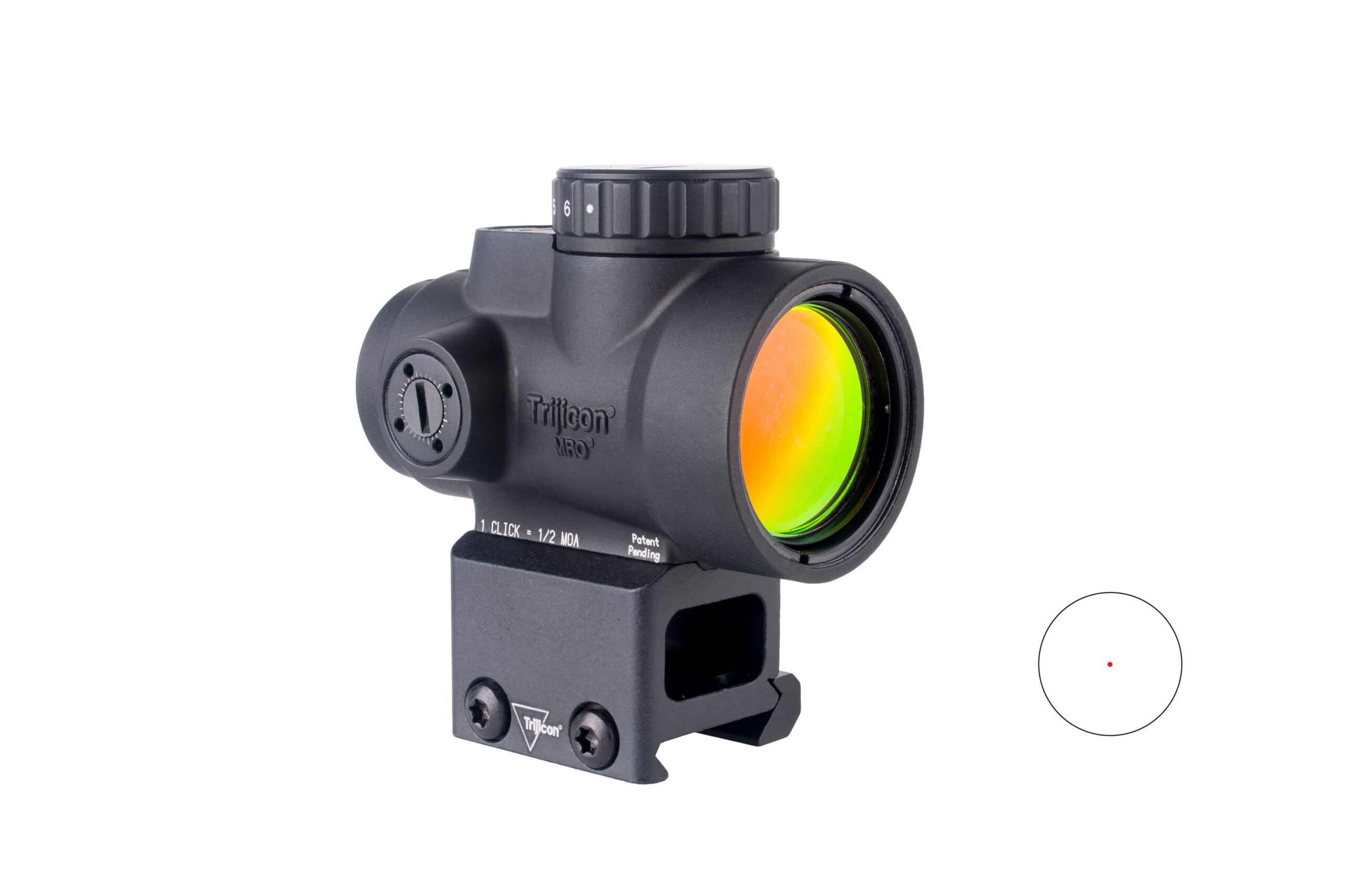 Trijicon MRO SD 1x25 2.0 MOA Red Dot Matte Black