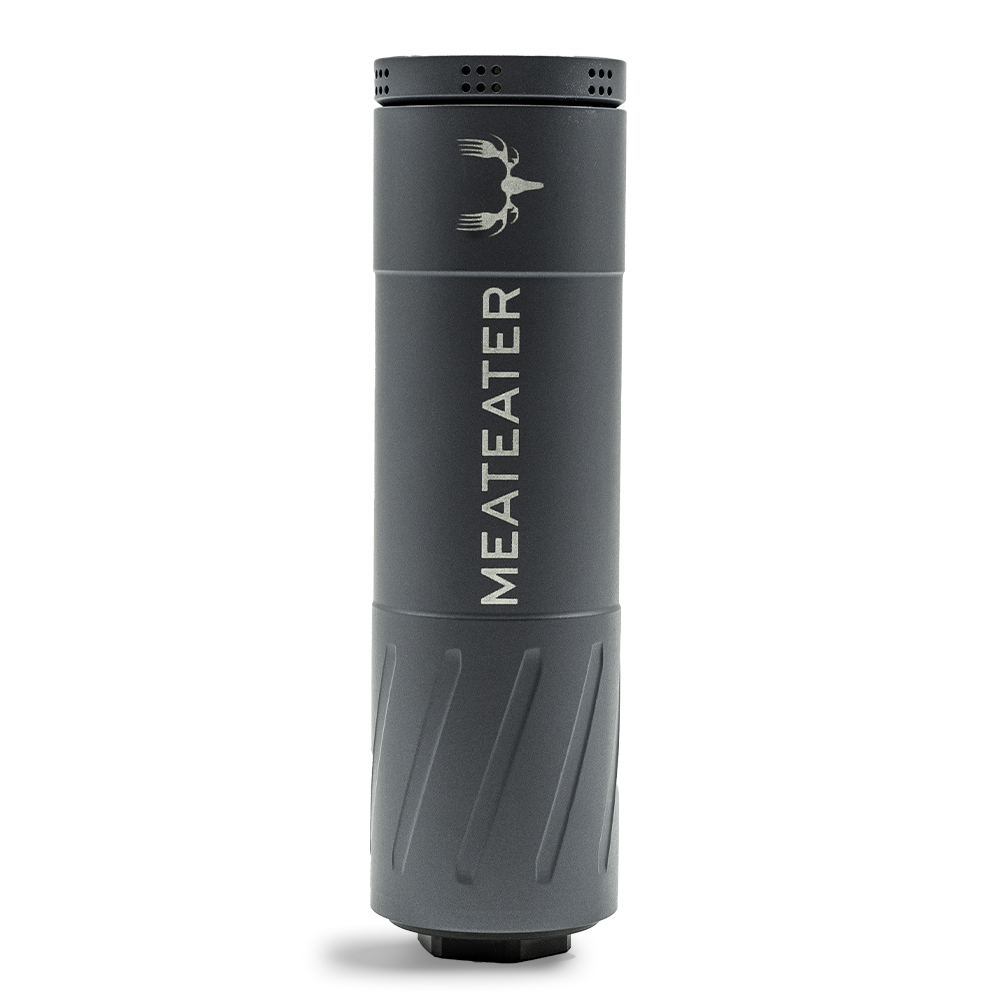 Banish MeatEater .308/7.62 NATO Suppressor 5/8x24 HUB Sniper Gray, 5.85 in