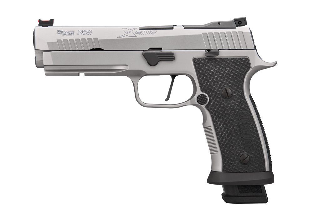 SIG Sauer P320 SXG 9mm 5 in Barrel 10+1 Optic Ready Stainless Slide Black LOK Grip