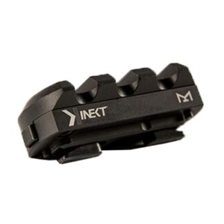 Kinetic Development Group Kinect M-LOK Picatinny Rail, 3 Slot, Black (1-17/25 in)