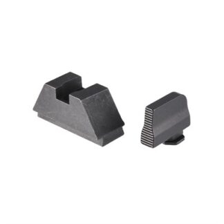 AmeriGlo GL429 XL Tall Optic-Compatible Serrated Sight Set for Glock (Black, Front .315 in/Rear .394 in)