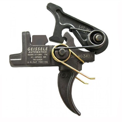 Geissele Automatics Hi-Speed Match 2-Stage Curved Trigger Set for AR-15 (Black)