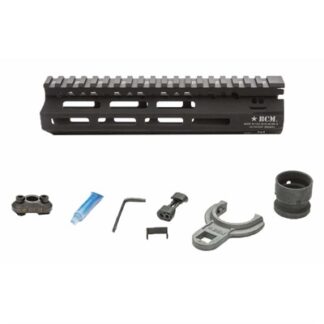 BCM MCMR 8 in Free-Floating M-LOK Modular Rail, Black Anodized Aluminum