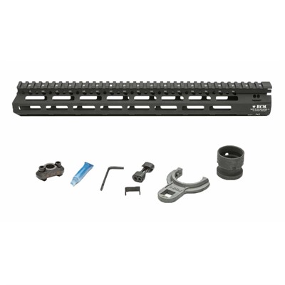 BCM Gunfighter MCMR 15 in M-LOK Free-Float Modular Rail Handguard, Black Anodized Aluminum