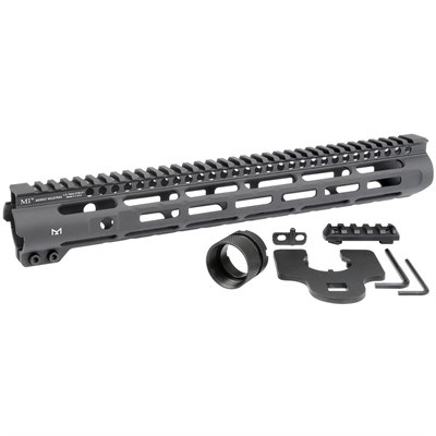 Midwest Industries Slim Line M-LOK Handguard 14 in Aluminum Black