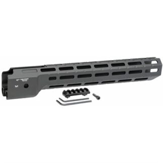 Midwest Industries PC9 Free Float M-LOK Combat Handguard, 14 in, Black Anodized