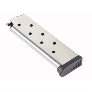 Wilson Combat 1911 Full-Size 8-Round Magazine, Stainless Steel Tube, Poly Base Pad