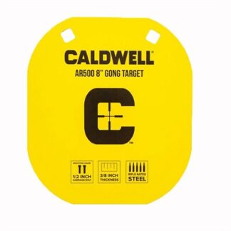 AOB AR500 8in Hanging Yellow Gong Steel Target