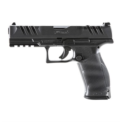 Walther PDP Full Size 9mm Striker-Fired Semi-Auto Pistol, 4.5 in Barrel, 10+1 Rounds, Black