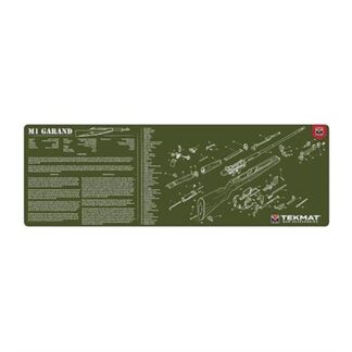 TekMat M1 Garand Cleaning Mat 36 in x 12 in Olive Green Rubber