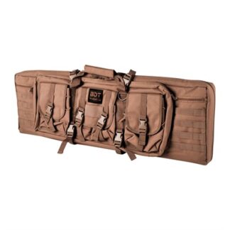 Bulldog Cases Tactical Double Rifle Case 37 in Tan Nylon, Carbine Style