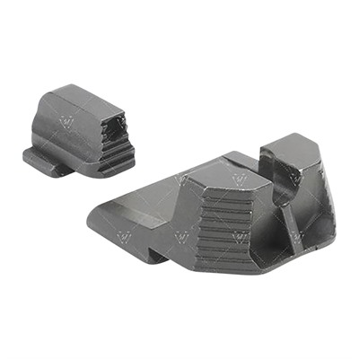 Strike Industries MP9 Iron Sights Set for Smith & Wesson M&P9, Standard Height (Black Front/Rear)