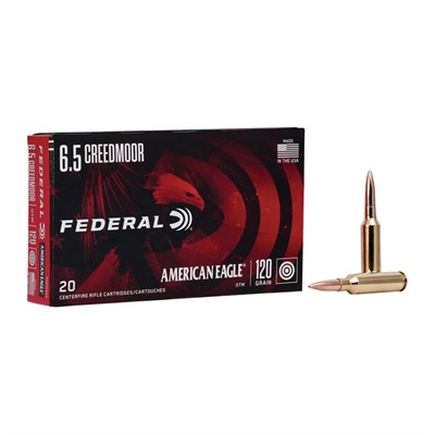 Federal American Eagle 6.5mm Creedmoor 120gr Open Tip Match 20 Rounds
