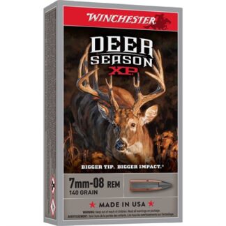 Winchester Deer Season XP 7mm-08 Rem 140 gr Polymer Tip, 20 Rounds Per Box