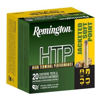 Remington HTP .41 Remington Magnum 210 Grain Jacketed Soft Point, 20 Rounds Per Box