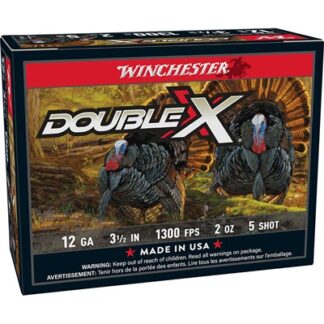 Winchester Double X 12 Gauge 3.5 in Turkey 2 oz #5 Shot, 10 Rounds Per Box