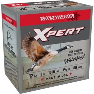 Winchester Super-X Xpert High Velocity 12 Gauge 3 in #1 Steel Shot, 1-1/4 oz, 25 Rounds