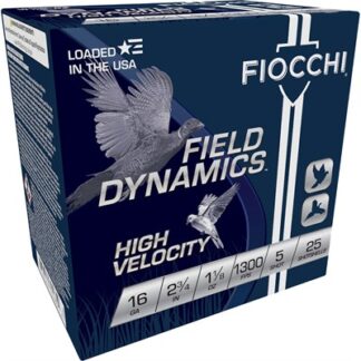 Fiocchi 16 Gauge 2-3/4 in 1-1/8 oz #5 Shot 25 Rounds
