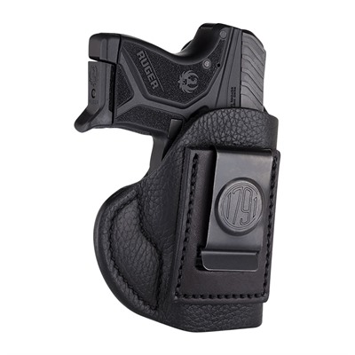 1791 Gunleather Smooth Concealment Holster, Night Sky Black, RH, Size 4, IWB Belt Clip