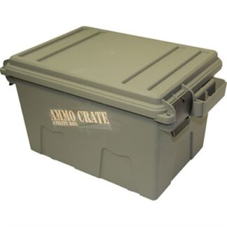 MTM Ammo Crate Utility Box 65 lb Capacity, 890 Cu in, Army Green