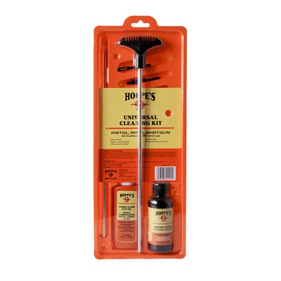 Hoppes Universal Rifle and Shotgun Cleaning Kit UOB Clamshell Case