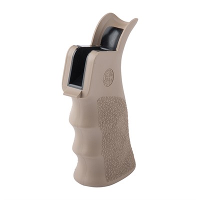 Hogue OverMolded Beavertail Grip, Desert Tan
