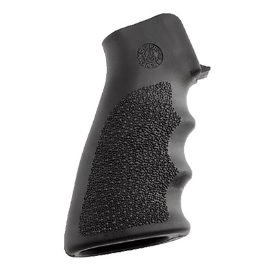 Hogue OverMolded Tactical Grip for AR-15/M16, Black Rubber with Finger Grooves