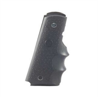 Hogue 45000 OverMolded Rubber Finger Groove Grip, Black, for 1911 Colt Government/Commander