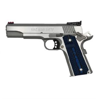 GOLD CUP LITE 45 ACP 5â BBL (1)8RD MAG SS/BLUE