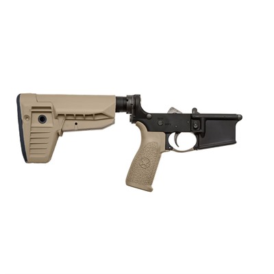 Bravo Company BCM LRG-RMS-STK-MOD-1-SPMD-FDE Complete Lower Receiver, Semi-Auto, .223/5.56 FDE