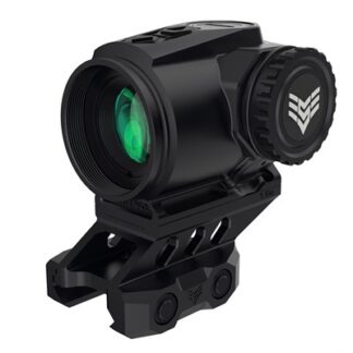 Swamp Fox Raider Micro Prism 1x Prism Sight, BRC Reticle, Black