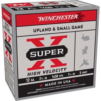 Winchester Super-X 12 Gauge 2.75" 1-1/4 oz #5 Shot 25 Rounds