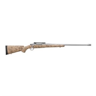 Ruger Hawkeye FTW Hunter 7MM PRC Bolt Action Rifle, 24 in Matte Stainless Barrel, 5/8-24