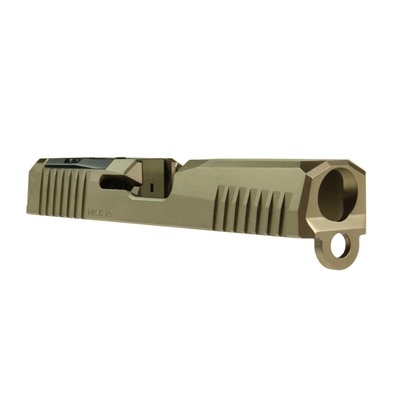 Lone Wolf Distributors DUSK G19 Gen3 9mm RMR Cut Stripped Slide FDE