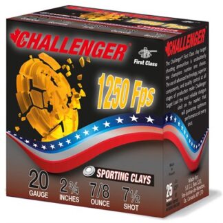 Challenger Ammo First Class Sporting Clay 20 Gauge 2-3/4 in 7/8 oz #7.5 Shot