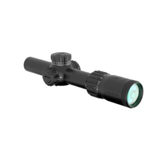 Swamp Fox Tomahawk II 1-4x24mm SFP Bright Fiber Optic Green Reticle, Black