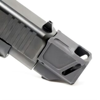 Faxon Firearms EXOS-533 9mm Pistol Compensator, Black Nitride 1/2x28
