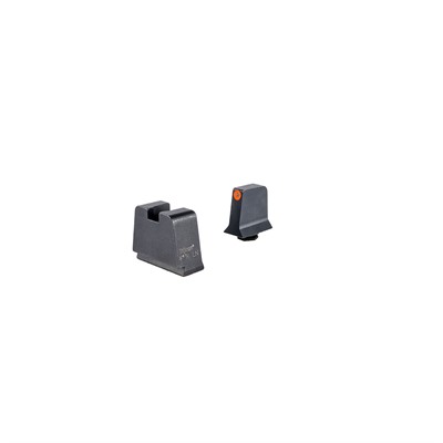 Trijicon GL243C601146 Suppressor/Optic Height Night Sights, Square Notch, Orange/Green for Glock 42