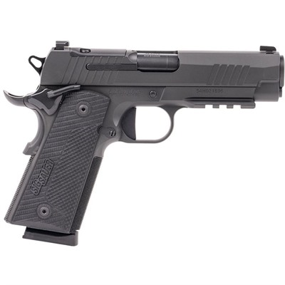 SIG Sauer 1911 X-Carry .45 ACP Semi-Auto Pistol, 4.25" Barrel, Optic Ready, Black DLC, 8 Rounds