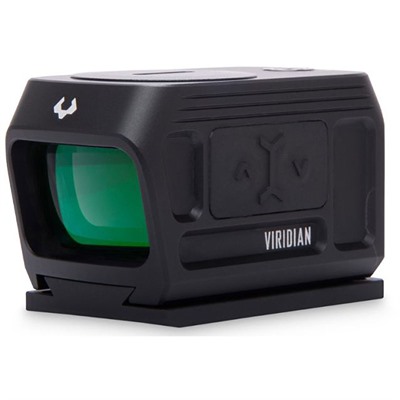 Viridian RFX45 1x Reflex Sight, 5 MOA Green Dot, ACRO Footprint W/RMR Adapter, Black