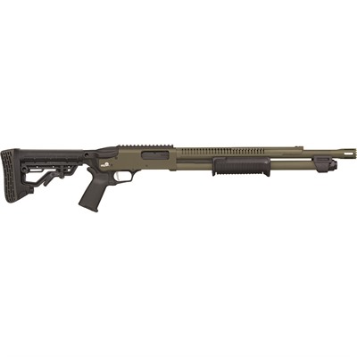 Mossberg 590R 12 Gauge 18.5 in Barrel 6+1 Rounds OD Green/Black