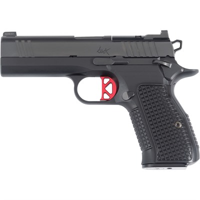 Dan Wesson DWX Compact 9mm Semi-Auto 4in Black DLC Serrated Slide, 15+1 Rounds