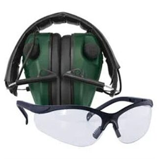 Caldwell E-MAX Low Pro Electronic Muffs with Glasses