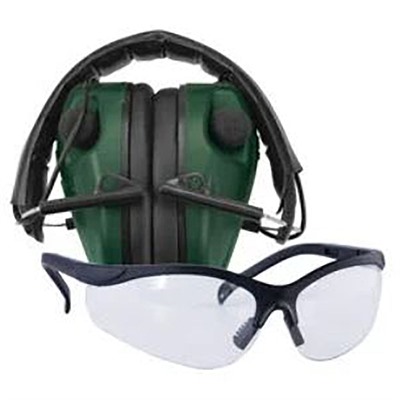Caldwell E-MAX Low Pro Electronic Muffs with Glasses