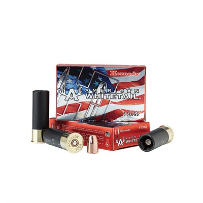 Hornady American Whitetail 12 Gauge 325 gr InterLock Sabot Slug, 2.75 in, 5-Round Box