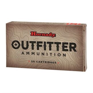 Hornady Outfitter 6.5 Creedmoor 120 gr CX Polymer Tipped 20 Rounds Per Box Nickel-Plated Case