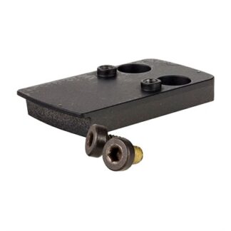 Trijicon RMRcc Adapter Plate for M&P Shield CORE, RMSc Footprint, Matte Black Steel