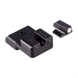 Truglo TG231N1W Tritium Pro Night Sights Front/Rear Low Mount 260/450 Black/Green
