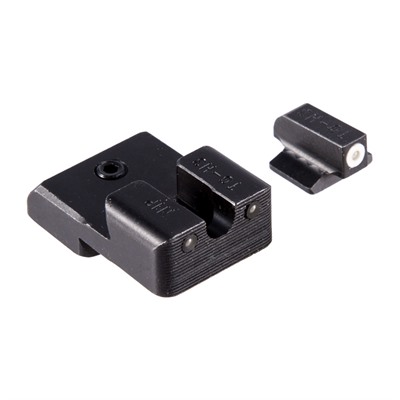 Truglo TG231N1W Tritium Pro Night Sights Front/Rear Low Mount 260/450 Black/Green