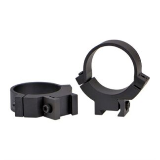 Warne 732M 30mm High 3/8 in / 11mm Dovetail Scope Rings, Matte Black Steel
